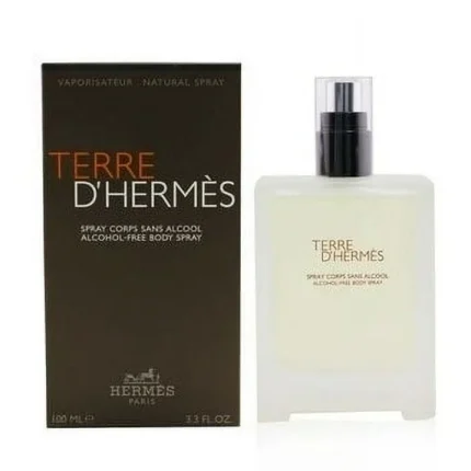 HERMES TERRE D HERMES ALCOHOL FREE BODY SPRAY 100ML