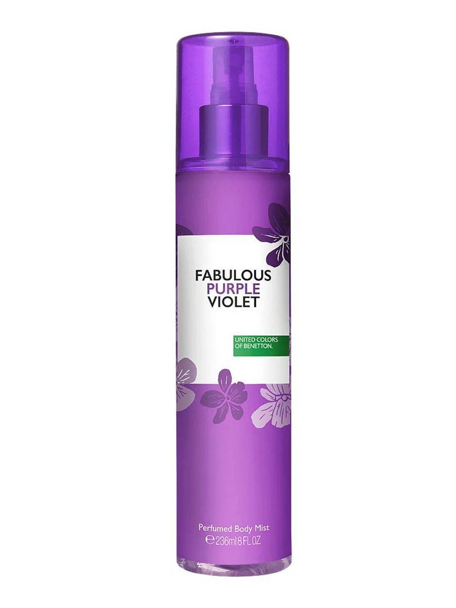 832 UNITED COLORS OF BENETTON MIST 236ML FABULOUS PURPLE VIOLET - Image 1