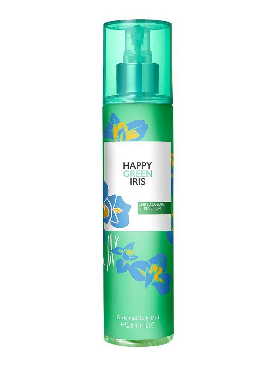 833 UNITED COLORS OF BENETTON MIST 236ML HAPPY GREEN IRIS - Image 1