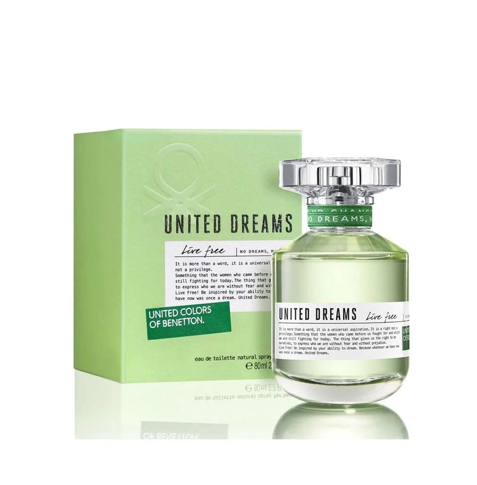 836 UNITED COLORS OF BENETTON UNITED DREAMS EDT 80ML - Image 1