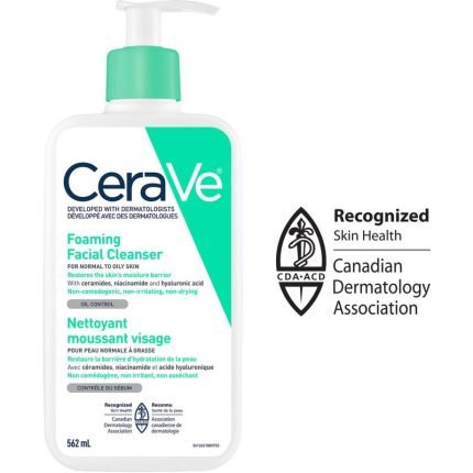 CERAVE FOAMING FACIAL CLEANSER 562ML