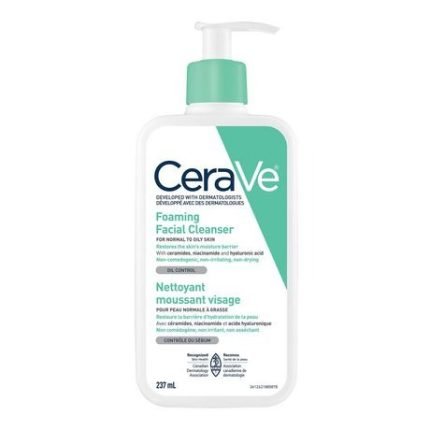 CERAVE FOAMING FACIAL CLEANSER FOR NORMAL TO OILY  237ML