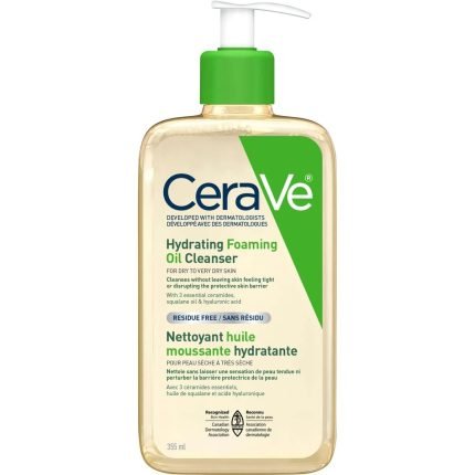 CERAVE HYDRATING FOAMING FACIAL OIL CLEANSER 355ML